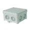 Selbstsichernde Wanddose 88x88x58mm IP54 grau