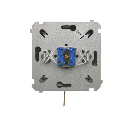 Selettore a chiave cieco, 3 posizioni, 5A 230V, cioccolato metallizzato opaco