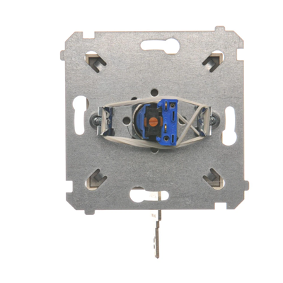 Selettore a chiave pulsante momentaneo (modulo) 2 posizioni 0-I contatto N/O 5 A 230 V 0 oro (metallico)