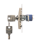 Selettore a chiave pulsante momentaneo (modulo) 2 posizioni 0-I contatto N/O 5 A 230 V 0 oro (metallico)