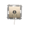Selettore a chiave pulsante momentaneo (modulo) 2 posizioni 0-I contatto N/O 5 A 230 V 0 oro (metallico)