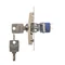 Selettore a chiave pulsante momentaneo (modulo) 2 posizioni 0-I contatto N/O 5 A 230 V 0 oro (metallico)