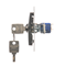 Selettore a chiave pulsante momentaneo (modulo) 2 posizioni 0-I contatto N/O 5 A 230 V antracite (metallico)
