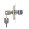Selettore a chiave pulsante momentaneo (modulo) 2 posizioni 0-I contatto N/O 5 A 230 V bianco