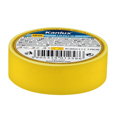 Self-adhesive electrical insulating tapes IT-1/20 YELLOW