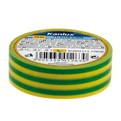 Self-adhesive insulating tapes IT-1/20 YELLOW/GREEN