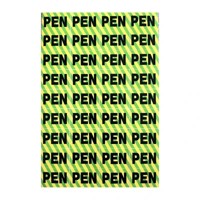 Self-adhesive sheet for marking the neutral ground wire PEN NOZ-PEN