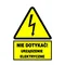 Self-adhesive warning board 105x148(Do not touch the electrical device)