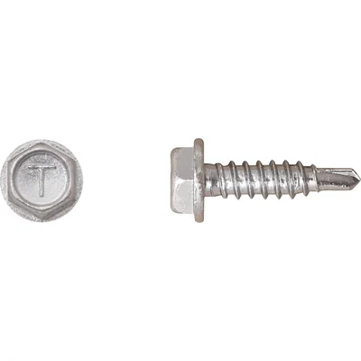 Self-drilling screw for wooden structures (farmer) type OD 4.8x35mm with washer A14, galvanized [PACK 250 pcs.]