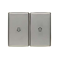 Self-extinguishing bottom plate for a cream triple wall-mounted box