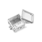Self-locking wall box 88x88x58mm IP54 gray