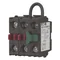Self-monitoring contact element 1NO 2R fixed to the rear panel