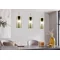 SELVINO Gold triple pendant lamp