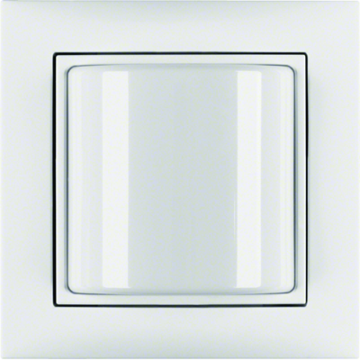 Semáforo con marco S.1, blanco brillante