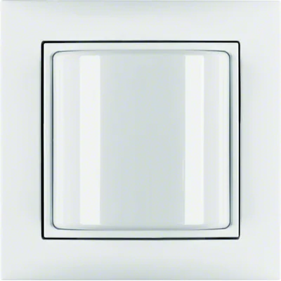Semáforo con marco S.1, blanco brillante