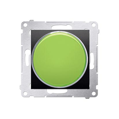 Semaforo LED, luce verde (modulo), nero