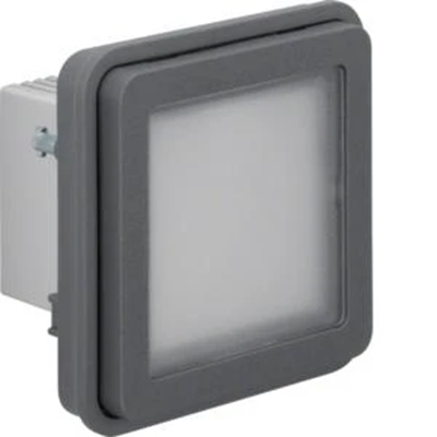 Semaforo W.1 LED, bianco, IP55, grigio