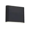 SEMI LED IP54 Schwarze Wandleuchte