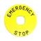 Señal de emergencia EMAS, aluminio, 90 mm