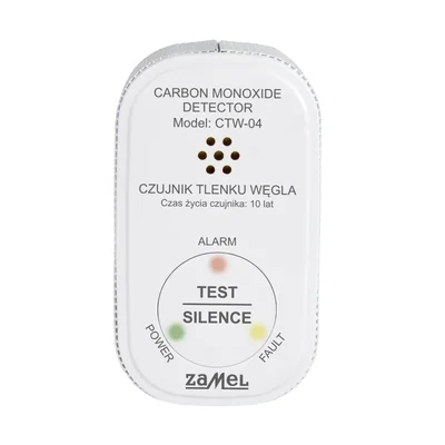 Sensor de monóxido de carbono GARDI con batería incorporada 85dB IP20 blanco CTW-04