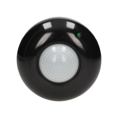 Sensor de movimiento de 360 grados IP20, 1200W, CR-203 negro