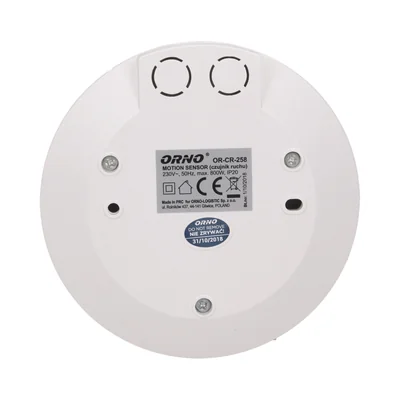 Sensor de movimiento de 360 grados IP20, 800 W, ultrafino - 2,5 cm, mini