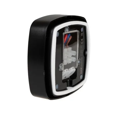 Sensor de movimiento hermético IP65, negro