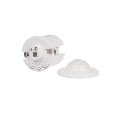 Sensor de movimiento PIR 360° 230V AC blanco DR-07