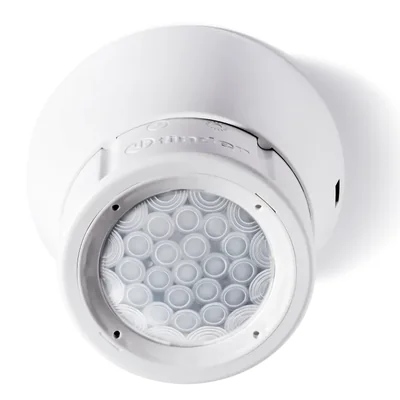 Sensor de movimiento PIR IP40 1Z 10A 24V AC/DC 5-350lx 360° 8m