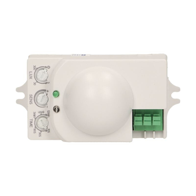 Sensor de movimiento por microondas, 5,8GHz, IP20, 1200W blanco