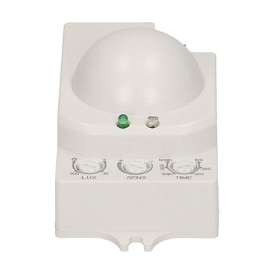 Sensor de movimiento por microondas, 5,8GHz, IP20, 1200W blanco