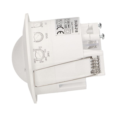 Sensor de movimiento por microondas para falso techo, 5,8GHz, IP20, 1200W blanco