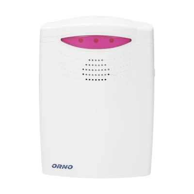 Sensor de movimiento x 2 con señalización inalámbrica 95dB IP44, 120m blanco