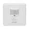 Sensor de movimiento y sonido, empotrado, 500W, 140 grados, IP20, blanco