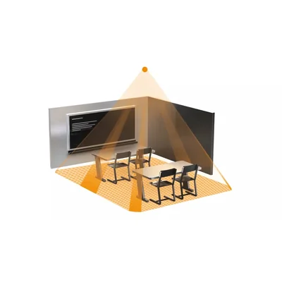 Sensor de presencia y crepúsculo Steinel IR Quattro 8m COM1 empotrable IP20 cuadrado blanco