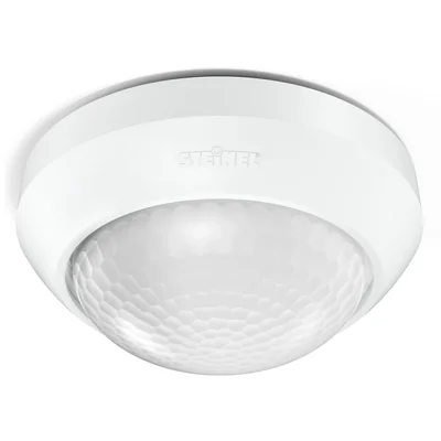 Sensor de presencia y movimiento Steinel IS 2360-3 ECO, diámetro 24 mm, máx. 2000 W, IP54, 230 V, blanco