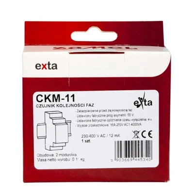 Sensor de secuencia de fase y pérdida de fase 230/400 V CA 16 A