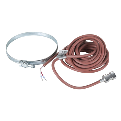 Sensor de temperatura de contacto STC510-200, rango -40-150˚C NTC 10 kΩ para tuberías hasta DN100, longitud de cable 2 m