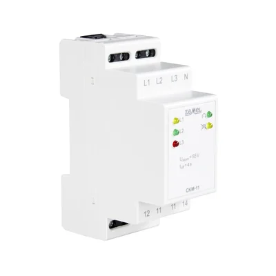 SENSOR DIGITAL DE SECUENCIA DE FASE Y PÉRDIDA DE FASE, 16A 2 MOD. TIPO: CKM-11