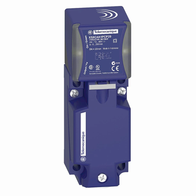 Sensor inductivo de plástico 12-24V DC con terminales de tornillo
