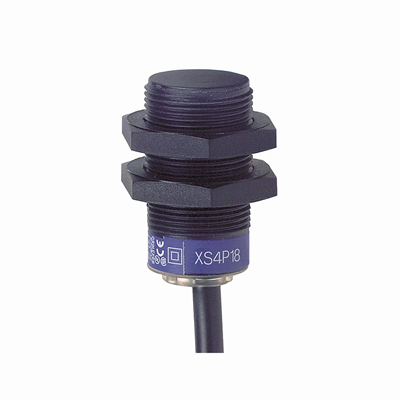 Sensor inductivo M18 1NO 12-24V DC, cable 2m