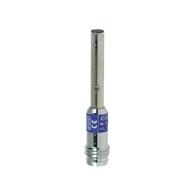 Sensor inductivo Ø6,5 con salida PNP 1NO 12-24V DC conector M12