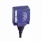 Sensor inductivo plano con salida PNP 1NC 12-24V DC cable 2m