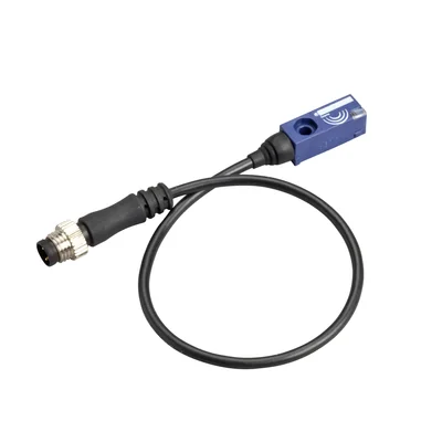 Sensor plano inductivo 1NO 12-24V DC conector M8