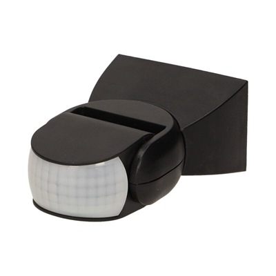 Sensore di movimento 180 gradi IP65, 1200W, CR-236 nero
