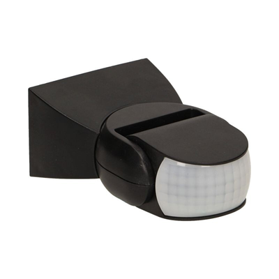 Sensore di movimento 180 gradi IP65, 1200W, CR-236 nero