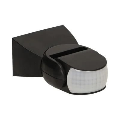 Sensore di movimento 180 gradi IP65, 1200W, CR-236 nero