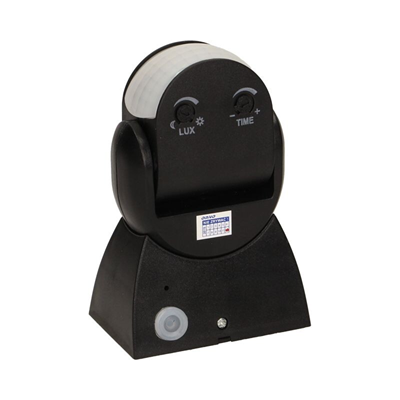 Sensore di movimento 180 gradi IP65, 1200W, CR-236 nero