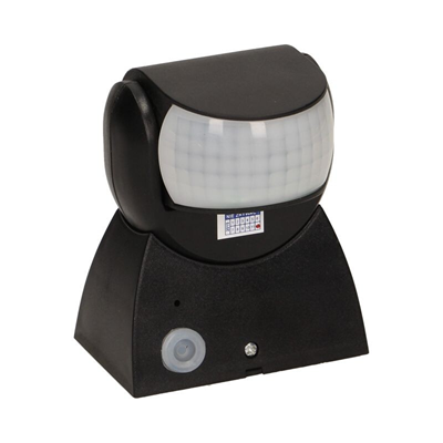 Sensore di movimento 180 gradi IP65, 1200W, CR-236 nero