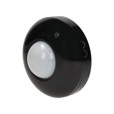 Sensore di movimento a 360 gradi IP20, 1200 W, CR-203 nero